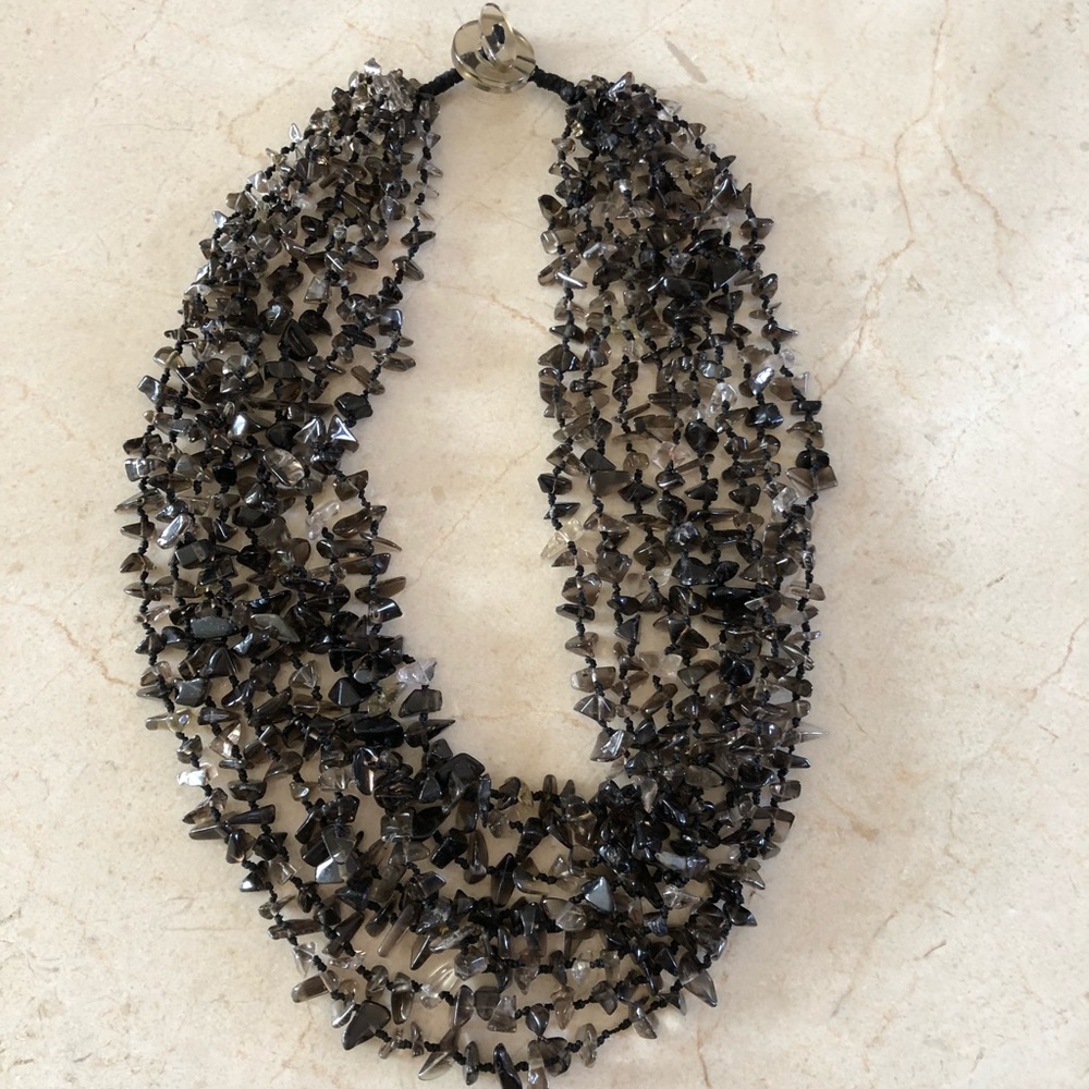 Smokey Quartz Layered Necklace
